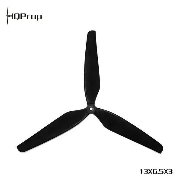 Пропелери HQProp 13X6.5X3 (1CW+1CCW) Black-Glass Fiber Reinforced Nylon 13X6.5X3_1CW+1CCW фото