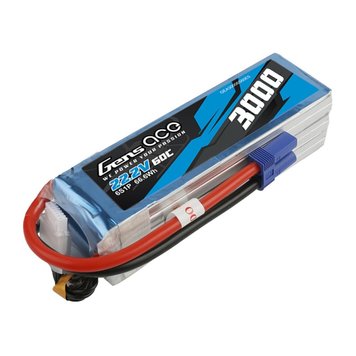 Акумулятор Gens ace 6S 3000mAh 60C Lipo для квадрокоптера з роз'ємом EC5, вага 496г (GEA6S300060E5) GEA6S300060E5 фото