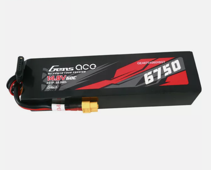 Акумулятор АКБ Battery Gens ace G-Tech 6750mAh 14.8V 60C 4S1P gtec67504s1p фото