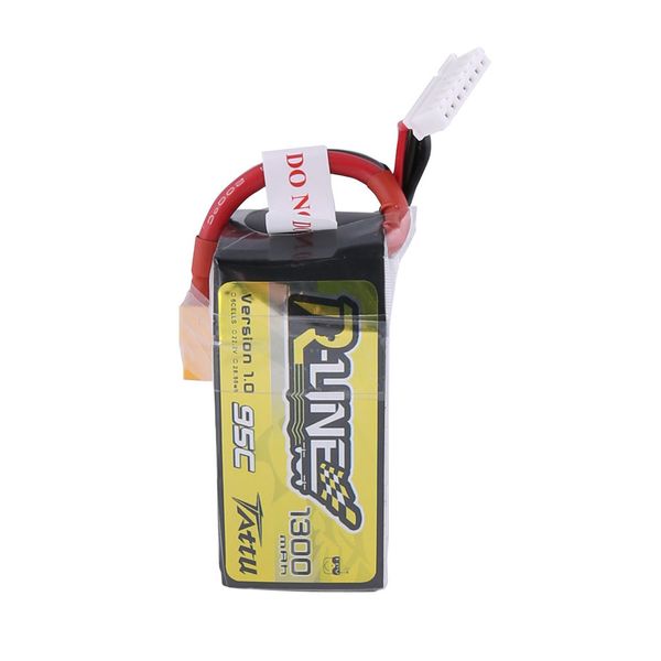 Акумулятор до дрону FPV батарея для квадрокоптера Tattu R-Line LiPO 22,2V 1300 mAh 6S 1P 95C XT60 (TAA13006S95X6) V 1.0 TAA13006S95X6 фото