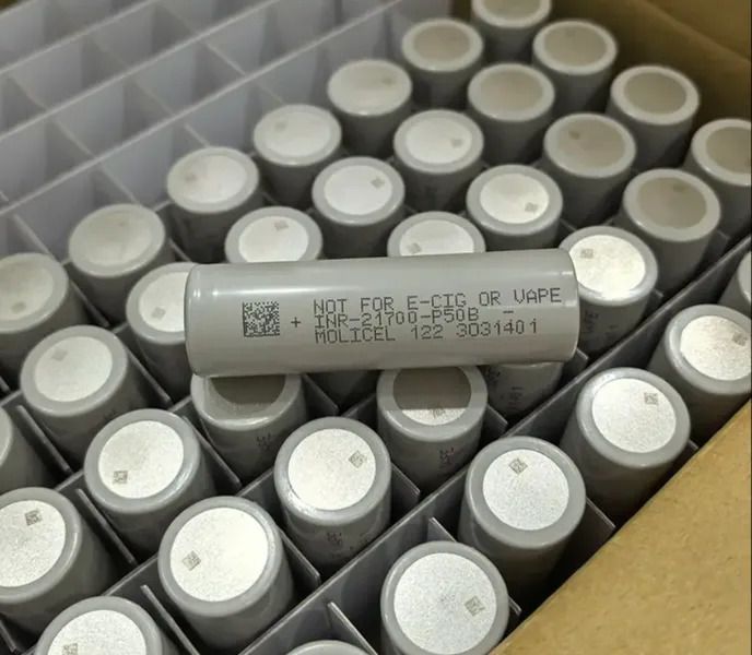 Акумулятор Molicel INR21700-P50B 5000mAh 60A Li-ion 21700 molicel-inr21700-p50b фото